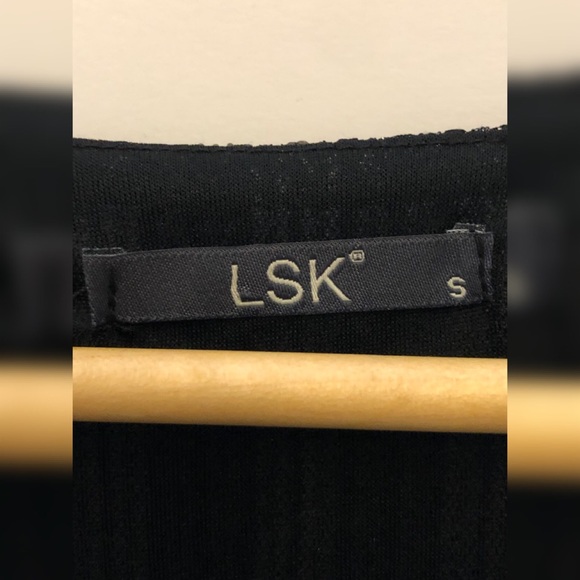 ✨SILVERY STARS PRINT BLING BLACK SLEEVES TANK - Picture 4 of 5